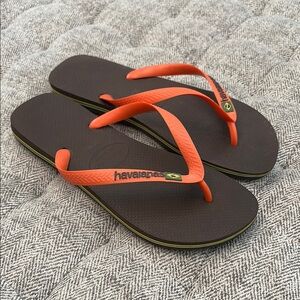 havaianas Brasil flip flops size 12
